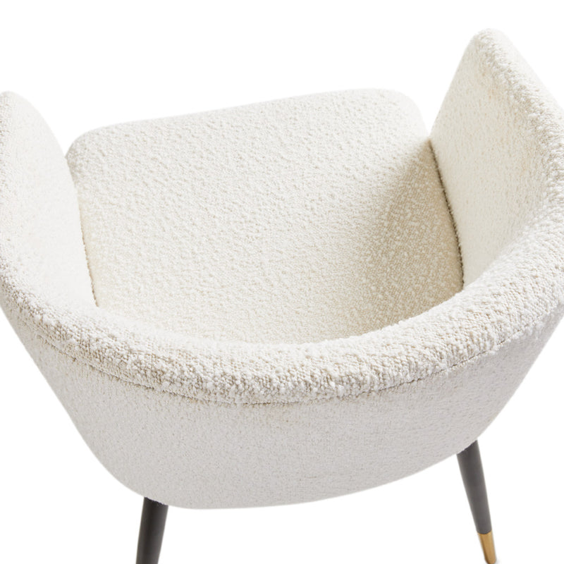 JORDAN CHAIR in White Boucle