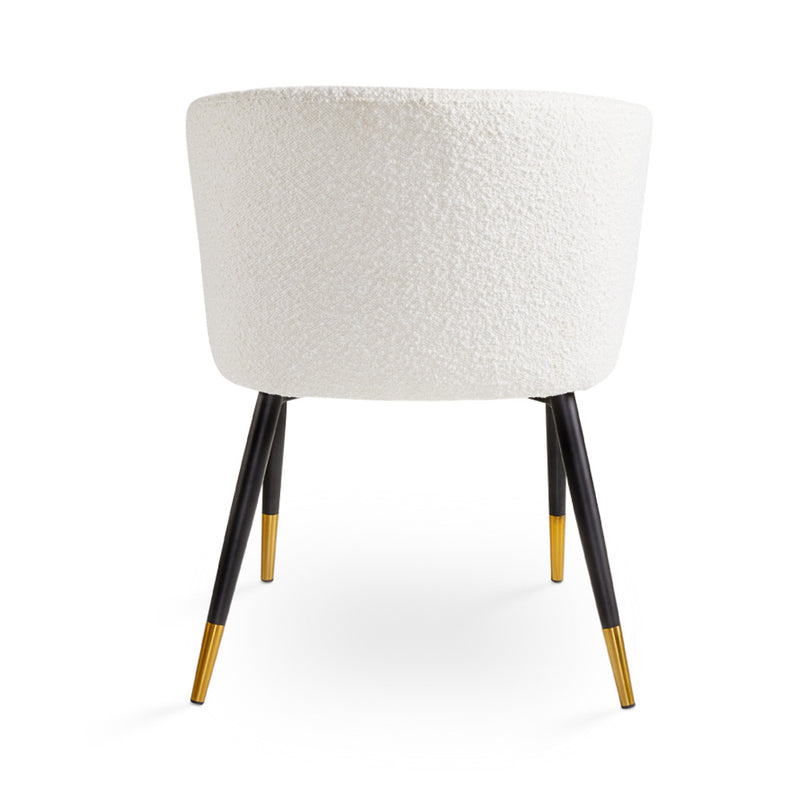 JORDAN CHAIR in White Boucle