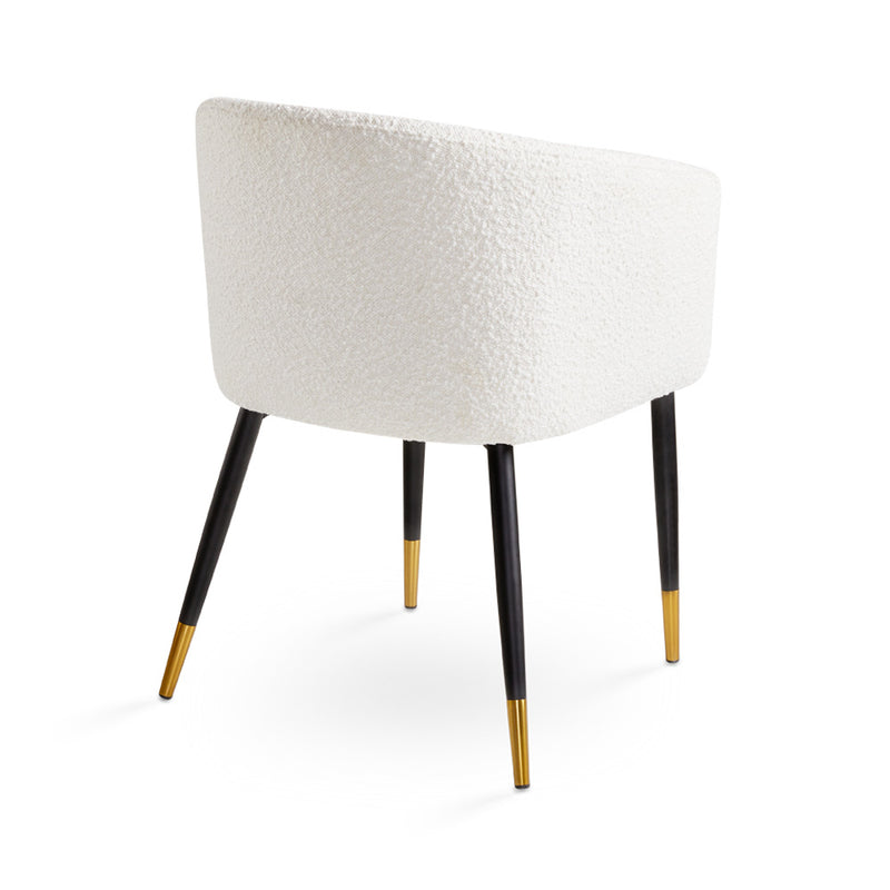 JORDAN CHAIR in White Boucle