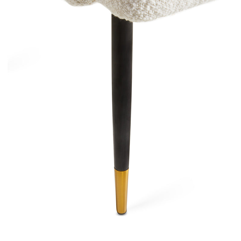 JORDAN CHAIR in White Boucle