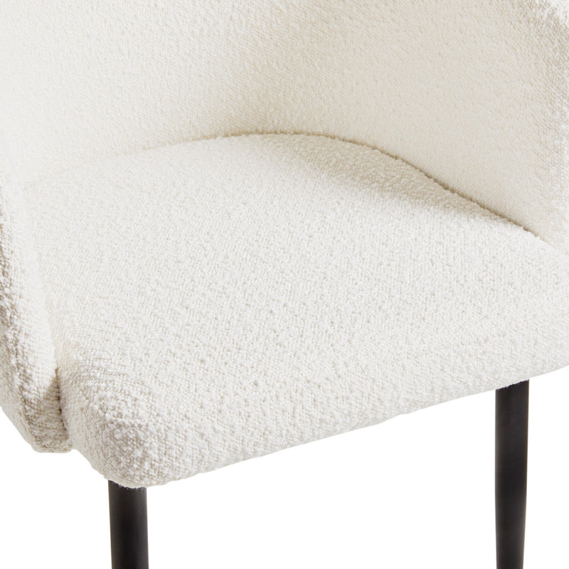 JORDAN CHAIR in White Boucle