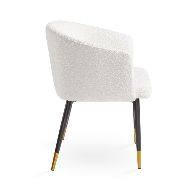 JORDAN CHAIR in White Boucle