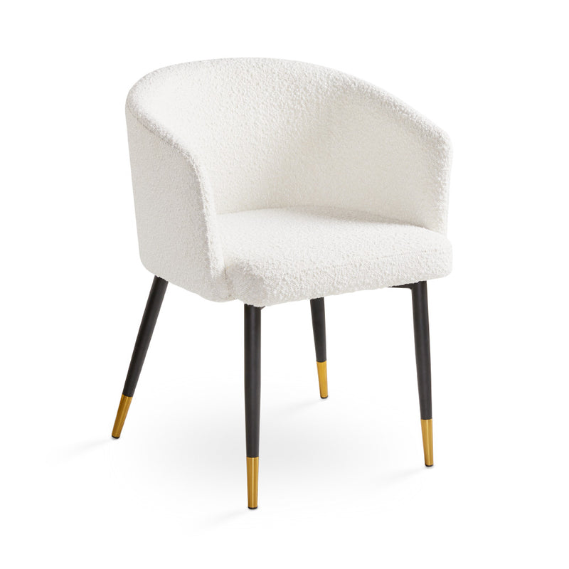 JORDAN CHAIR in White Boucle