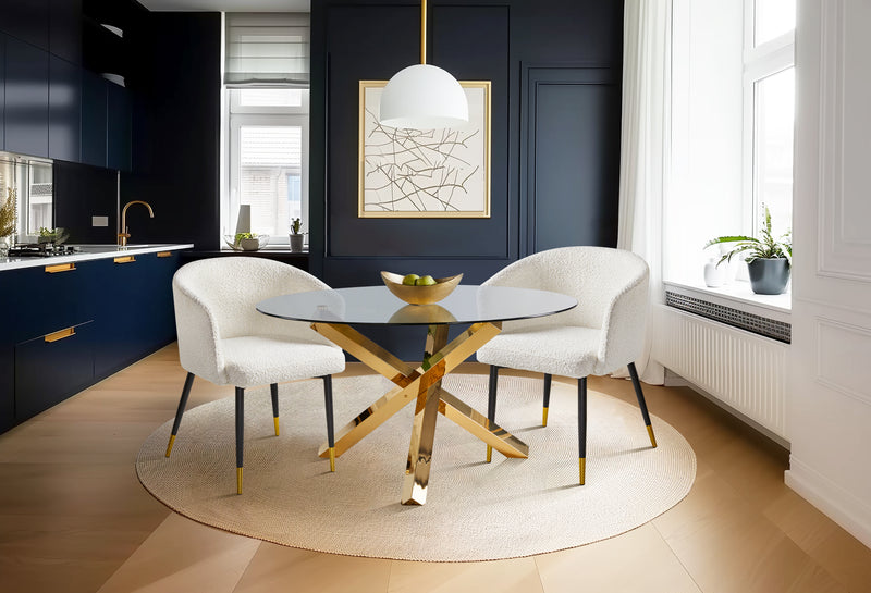 JORDAN CHAIR in White Boucle