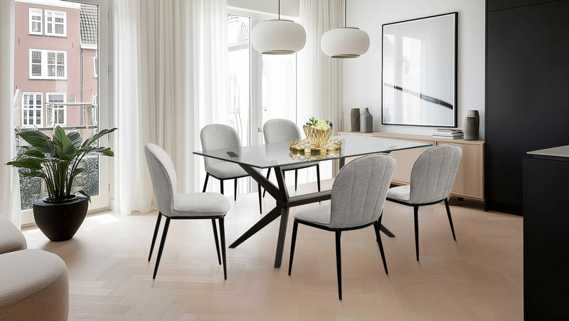 Angie Dining Chair in Silex ivory